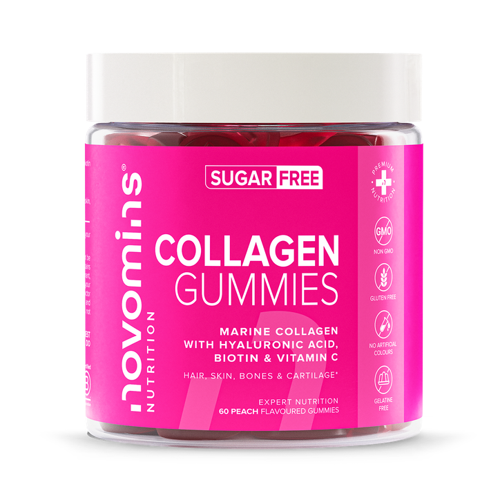 Novomins Collagen Sugar-Free Peach Flavoured 60 Gummies